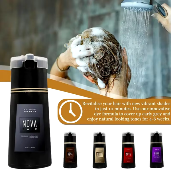 Nova Hair Dyeing Shampoo