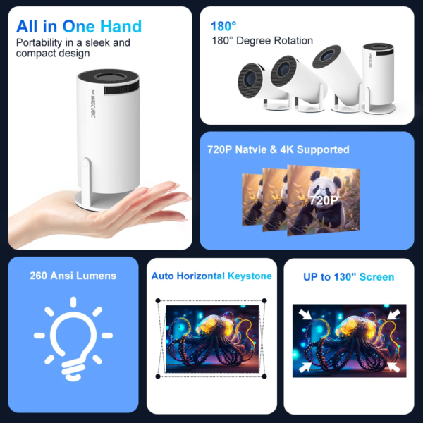 Cinema Outdoor Portable Projector