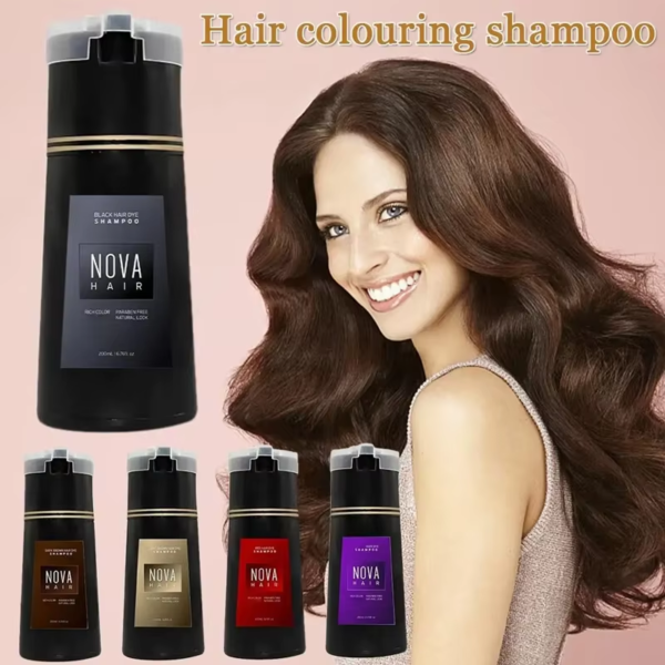 Nova Hair Dyeing Shampoo