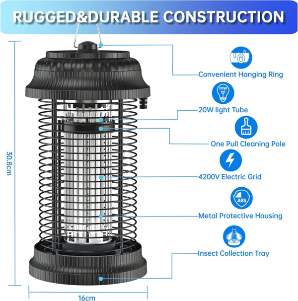 Bug Zapper, 4200V Electric Mosquito Zappers