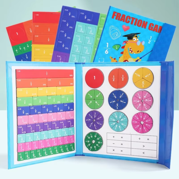 Magnetic Fraction Puzzles for Math Mastery